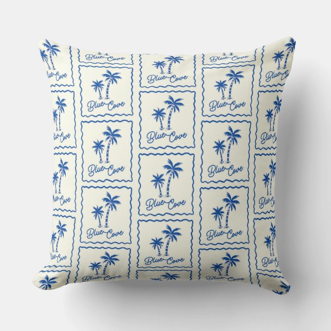 Blauwe Baai Kussen (Voorkant)