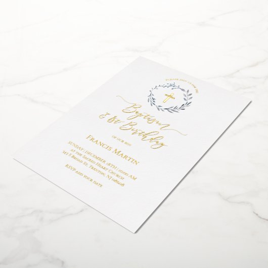 blauwe baard | Baptisme en 1e uitnodiging van de v (Gedraaid)