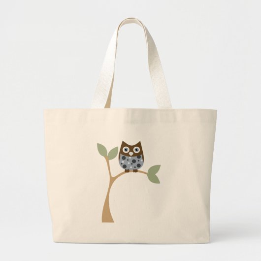 Blauwe Baby Grote Tote Bag (Voorkant)