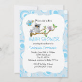 Blauwe Baby | Shower Theme Kaart (Voorkant)