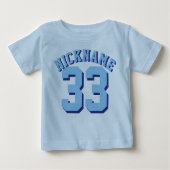 Blauwe Baby | Sporttrui ontwerp (Voorkant)