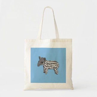 blauwe baby tapir tote bag