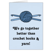 Blauwe bal van haken en haken (Blauwe rug)