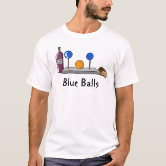 blauwe ballen t-shirt
