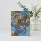Blauwe balletdansers Edgar Degas Briefkaart (Staand voorkant)