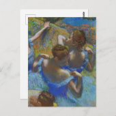 Blauwe balletdansers Edgar Degas Briefkaart (Voorkant / Achterkant)