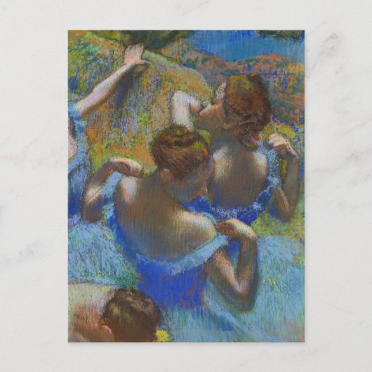 Blauwe balletdansers Edgar Degas Briefkaart (Voorkant)