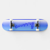 Blauwe ballon skateboard (Horizontaal)