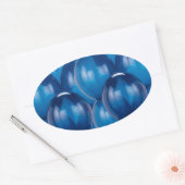 Blauwe ballon Stickers en envelopsluitingen (Envelop)