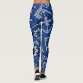 Blauwe Bandana leggings (Achterkant)
