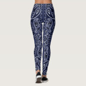 Blauwe Bandana-Leggings Leggings (Achterkant)