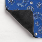 Blauwe Bandana Mousepad Muismat (Hoek)