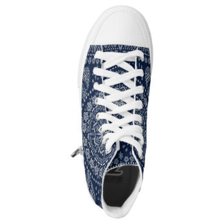 blauwe bandana Zipz High Top Shoes
