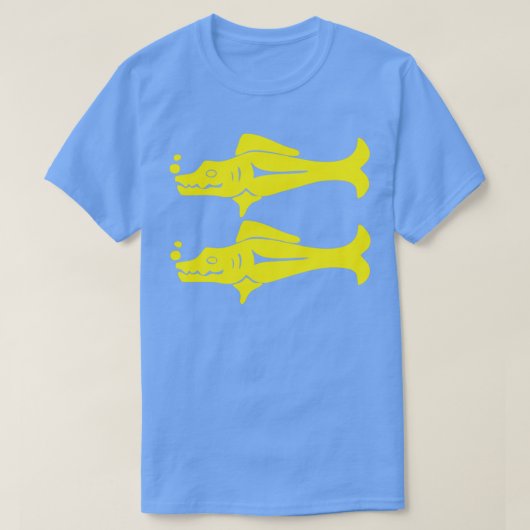 Blauwe Barracudas T-shirt (Design voorkant)