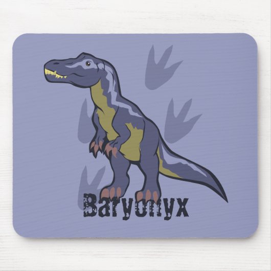 Blauwe Baryonyx Muismat (Voorkant)