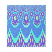 Blauwe batik notitieblok (Voorkant)