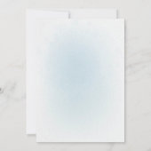 Blauwe Beer Ballon Verjaardagsfoto Bedankkaart Kaart (Achterkant)