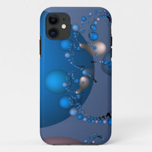 blauwe bellen iPhone 11 hoesje