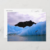 Blauwe berg briefkaart (Voorkant / Achterkant)