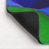 Blauwe Berg Mousepad Muismat (Hoek)