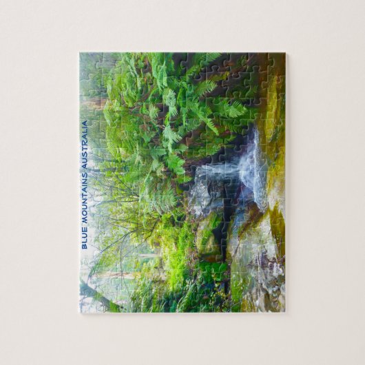 Blauwe bergen Australië Legpuzzel (Verticaal)