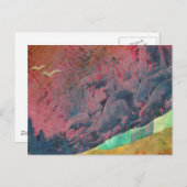 Blauwe bergen briefkaart (Voorkant / Achterkant)