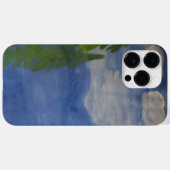 Blauwe bergen Case-Mate iPhone case (Achterkant (horizontaal))