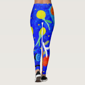 Blauwe bessen leggings
