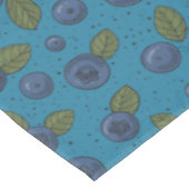 Blauwe bessen op blauw tafelkleed (Gekanteld)