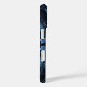 Blauwe Bewegingen Abstract Patroon Case-Mate iPhone Case (Achterkant / Rechts)