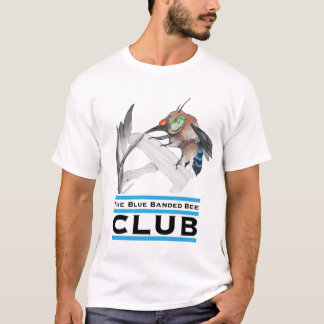 Blauwe bijen t-shirt