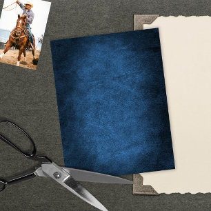 Blauwe, bijtende lederen kernen uit het foliezakbo