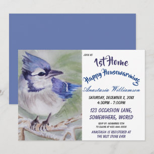 BLAUWE BIRD PARTIJ VAN HET EERSTE HUISVESTIGINGSPL KAART