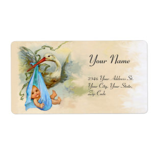 BLAUWE BLAUW BLAUW PINK ETIKET