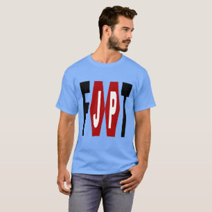 Blauwe Blauwe Basisshirt Design FOOT JAPON T-shirt