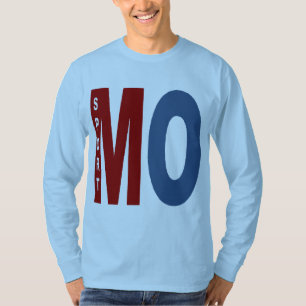 Blauwe Blauwe T-shirt MISSOURI SPORT
