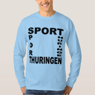 Blauwe Blauwe T-shirt SPORT THURINGEN