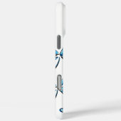 blauwe bloem Case-Mate iPhone case (Achterkant / Rechts)