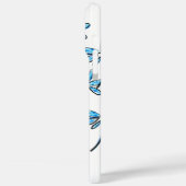 blauwe bloem Case-Mate iPhone case (Achterkant / Links)