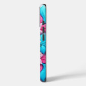 Blauwe Bloem Harmonie Case-Mate iPhone Case (Achterkant / Links)