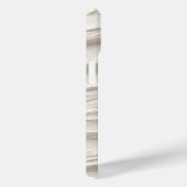 Blauwe bloem op Abstracte ivoren textuur Case-Mate iPhone Case (Achterkant / Rechts)