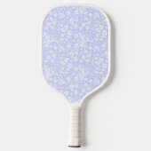 Blauwe Bloem Pickleball Paddle (Achterkant)