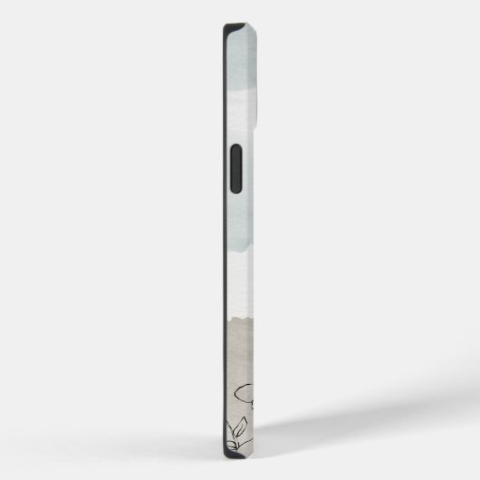 Blauwe bloem waterverf natuurlijke boho clean Case-Mate iPhone case (Achterkant / Rechts)