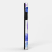 Blauwe bloem waterverf schilderkunst Case-Mate iPhone case (Achterkant/rechts)