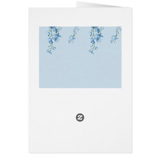 Blauwe bloemen (Achterkant)