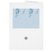 Blauwe bloemen (Achterkant)