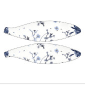 Blauwe bloemen basketbal (Panelen)