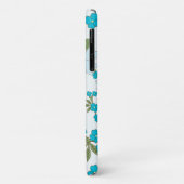 Blauwe bloemen, bloempatroon, patroon van bloemen Case-Mate iPhone case (Achterkant/links)