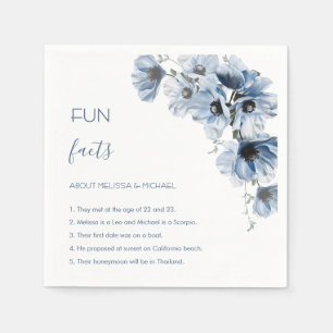 Blauwe Bloemen Bruiloft Interessante Feiten Servet