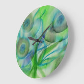 Blauwe bloemen grote klok (Hoek)